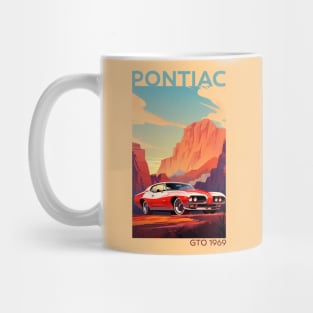 Timeless Thrills: The 1969 Pontiac GTO Tribute Design Mug